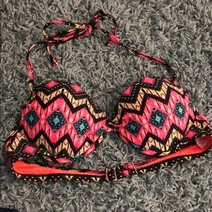 Multicolor bikini top